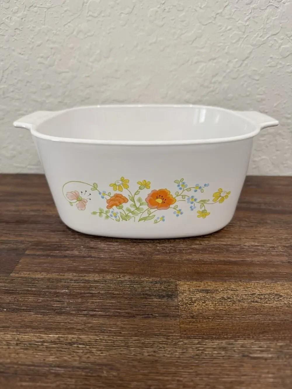 Corning Ware Wildflower Poppy A-3-B 3 Liter 3 Quart Casserole Baking Dish USA